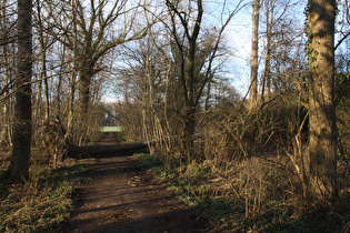 versperrter Weg zwischen Benther Berg und Velber