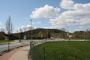 Blick von Lügde zum Osterberg