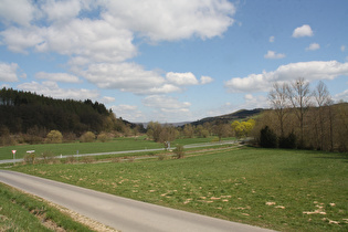 Wörmketal, unteres Ende, Blick nach Norden ins Emmertal