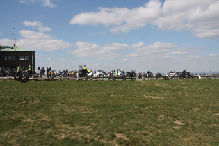 bei schönem Wetter bilden die Knatterpötte oben Rudel, …