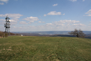 Blick vom Gipfel nach Osten