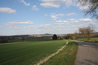 zwischen Bredenborn und Nieheim, Blick nach Ostnordosten