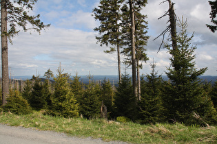 Blick vom Brockenbett nach Süden