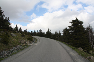 Brockenstraße, Steilstück unterhalb der Baumgrenze