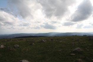 Blick vom Gipfel nach Südwesten