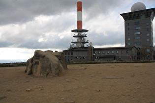 Gipfelplateau und Brockenhaus