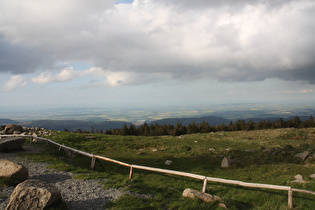 Blick vom Brocken nach Nordosten