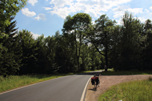 "Dach der Tour": Seulingswald / Am Zollstock; Blick nach Süden …