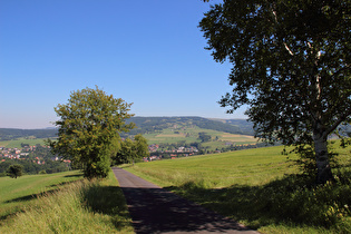 … und Blick bergab