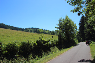 erster Sattelpunkt der Etappe oberhalb der Schwedenschanze