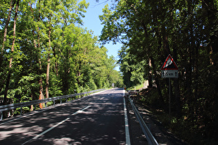 Hochrhönstraße, Südrampe, unteres Ende