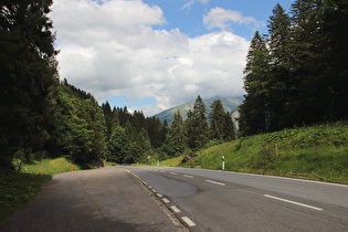 unteres, östliches Ende des Urnerbodens, Blick bergab Richtung Linthal