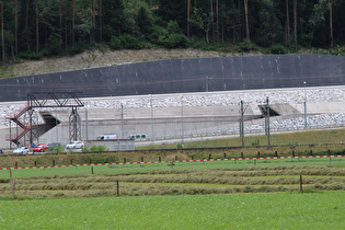 Zoom auf das Nordportal des Gotthard-Basistunnels