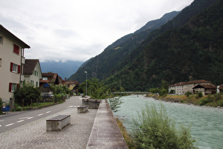 … und Blick flussaufwärts