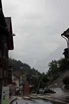 Regen in Wassen, Blick talabwärts