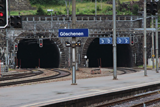 Zoom auf das Nordportal des Gotthardtunnels