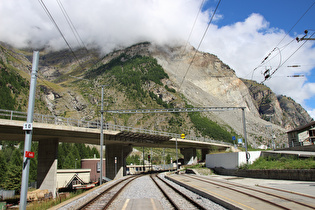 Blick talabwärts auf den "Bergsturz von Randa"