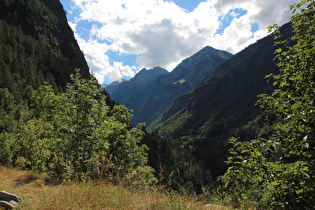 Blick ins Mattertal talaufwärts