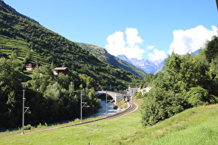 Blick talabwärts auf die Vispa und Neubrück