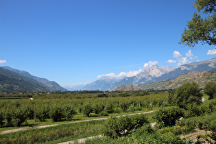 Blick talabwärts Richtung Sion