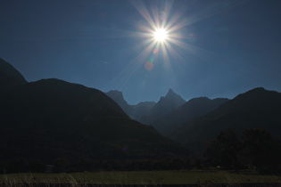 später Nachmittag über den Préalpes de Savoie