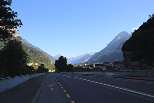 … und Blick talaufwärts