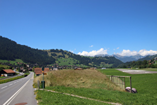 … und nach der Flussüberquerung Blick auf Zweisimmen