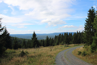 hinter jeder Kurve sieht die Landschaft anders aus, Blick nach Westen