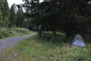 Unterer Bruchbergweg, unteres Ende …