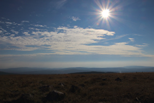 Blick vom Gipfel nach Südwesten