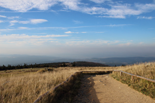 Blick vom Gipfelbereich nach Nordwesten