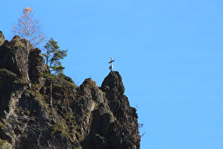 Zoom auf das Gipfelkreuz