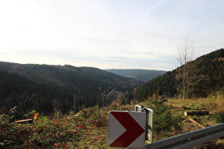 … und Blick nach Westen über das Lautental