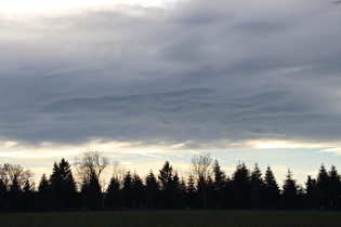 Zoom auf die Wolkenunterseite