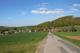 Blick nach Norden über Völkershausen