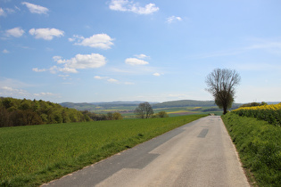 Abfahrt nach Börry, Blick nach Südwesten