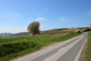 Abfahrt nach Börry, Blick nach Nordwesten