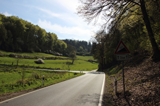 Anstieg weiter oben,Blick nach Westen