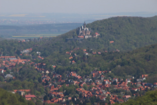 Zoom auf Stadt & Schloss Wernigerode