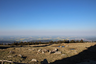 Blick vom Brocken nach Osten