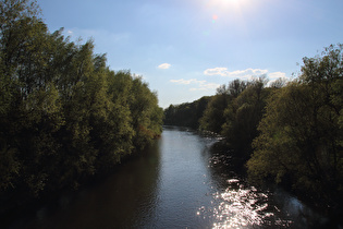 … und Blick flussaufwärts