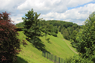 Staudamm des Hennesees, Talseite