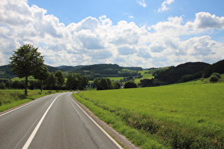 Pass zwischen Dorlar und Menkhausen, Südwestrampe