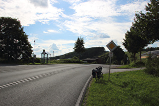 „Dach der Etappe“: Schwartmecke; Blick nach Südwesten …