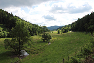 … und Blick talaufwärts