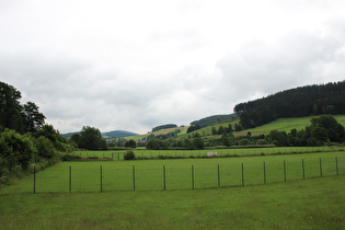 Nordrand von Bad Berleburg, Blick nach Norden