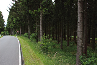 noch weiter unten die letzte Kehre der Tour