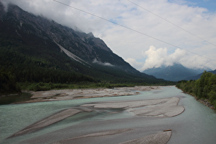 … und Blick flussaufwärts