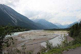 … und Blick flussaufwärts