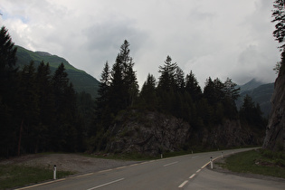 dunkle Wolken über dem Lechtal